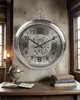 Formano XXL Wanduhr Silver 52x60cm Metall Uhr mit Produktbild-Vorschau 1
