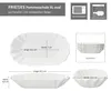 6x Frietjes XL Pommesschale oval weiß Currywurst-Schale Produktbild-Vorschau 5