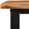 Tavolo consolle bordo albero 140x40x80 cm in legno Anteprima dell’immagine prodotto 9