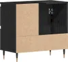 Eleganter Möbel Badezimmerschrank mit Tür Schwarz Produktbild-Vorschau 7