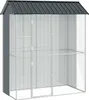 vidaXL Cage à oiseaux anthracite 215 x 110 x 247 cm Acier Voir les images du produit 1