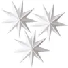 3er Set Weihnachtsdeko Papiersterne 30cm Neunzackiger Produktbild-Vorschau 1