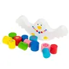 Montessori-Farben Familie Holz Balancieren Huhn Handspiel Produktbild-Vorschau 5