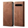 Galaxy S10 5G Pouzdro, Kožené Peněženkové Pouzdro s Náhled obrázku produktu 1