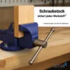 Bituxx Schraubstock Handschraubstock Werkbank Werkstatt 125 Produktbild-Vorschau 4