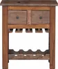 vidaXL Schrank Braun 60 x 30 x 70 cm Massives upgecyceltes Produktbild-Vorschau 2