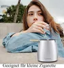 Aschenbecher Edelstahl Mit Deckel, Windfester Produktbild-Vorschau 6