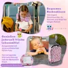 COSTWAY Valigia per bambini 5 pezzi + zaino, trolley per Anteprima dell’immagine prodotto 10