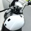 Zámek na motocyklovou helmu, vodotěsný a nerezový, háček na Náhled obrázku produktu 1