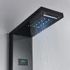 Linuode LED svetelný sprchový panel vodopád dažďová Náhľad obrázku produktu 6