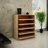 Schuhschrank mit 5 aufklappbaren Schubladen, Schuhregal mit Produktbild-Vorschau 2