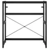 vidaXL Stelaż umywalki łazienkowej czarny 79x38x83 cm Podgląd zdjęcia produktu 3