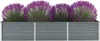 DELUKE® Hochbeet für Garten OSKAR Grau | 240x80x45cm | Produktbild-Vorschau 3