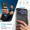 A man holding a phone with a protective case, and a close-up of the case showing its features. Produktbild-Vorschau