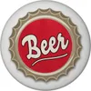 Beer Magnet rund mit Flaschenöffner im Kronkorken-Design Produktbild-Vorschau 1