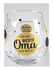 Whiskyglas, Wasserglas oder auch Weinglas mit Spruch Für Produktbild-Vorschau 1