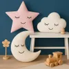 Heimtexland ® Kuschelig weiches Deko Kissen Mond Stern Produktbild-Vorschau 3