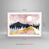 Gerahmtes Poster - Weißer Rahmen - Grafik Modern Landschaft Produktbild-Vorschau 5