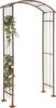 Rosenspalier Rosenbogen Torbogen 120 cm Rankhilfe Rost Produktbild-Vorschau 7