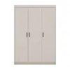 AX LIVING Storicos 3T 3 türig Kleiderschrank Beige 133cm Produktbild-Vorschau 2