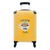 MuchoWow® Koffer Handgepäck Trolley Rollkoffer Kleine Produktbild-Vorschau 1