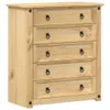 vidaXL Commode Corona 80x40x89 cm pin massif Voir les images du produit 2