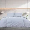 Bettwäsche-Set Grau 260x240 cm Leichte Mikrofaser Produktbild-Vorschau 3