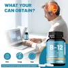 Vitamina B12 + L-5-metilfolato (120 capsule) Integratore Anteprima dell’immagine prodotto 7