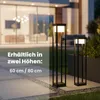 LUMILED LED Wegeleuchte 12W Außen Pollerleuchte 1140Lm Produktbild-Vorschau 8