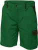 A pair of green work shorts with brown accents. Produktbild-Vorschau
