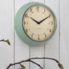 LS-LebenStil Nostalgische Metall Wanduhr Leaf Grün 23cm Produktbild-Vorschau 3