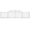 Gabionen mit Hochbogen 17 Stk. 300x30x60/80 cm Verzinktes Produktbild-Vorschau 4