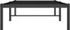 vidaXL Bettgestell Metall Schwarz 75x190 cm Produktbild-Vorschau 4