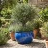 XXL Teramico Vaso da fiori "Bavaria" Blu reale Anteprima dell’immagine prodotto 4
