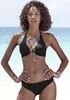 LASCANA Bikini-Hose Scallop schwarz Größe 38 Produktbild-Vorschau 2