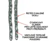 Master Lock 8011EURD Chaîne en acier cémenté, 100 cm x 0,6 Voir les images du produit 7
