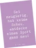 Mr. & Mrs. Panda Postkarte Spruch Neuer Sport - Produktbild-Vorschau 1