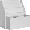 VCM Holzregal mit Rollen Schublade | platzsparendes Kinder Produktbild-Vorschau 4