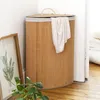 CALICOSY -  Eck-Wäschekorb aus Bambus - H60 cm Produktbild-Vorschau 4