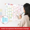 Wandkalender 2027 A2 Aquarell Splash Querformat – Produktbild-Vorschau 2