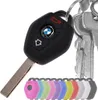 Auto Schlüssel Hülle Silikon Schutz Cover Schwarz Produktbild-Vorschau 1