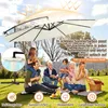Parasol Izrielar 3,5 m crème – Parasol extra large pour Voir les images du produit 3