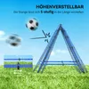 HOMCOM Fußball Rebounder Kickback Tor Rückprallwand Netz Produktbild-Vorschau 4