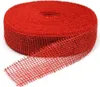 JUTE 5cm Band Juteband Tischband Dekoband 5cm/40m Rot Produktbild-Vorschau 6
