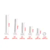 A collection of M2 screws and nuts of various lengths, laid out in a line against a white background, with their dimensions and quantities labeled. Anteprima dell’immagine prodotto