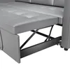SONNI 203x130x88cm Divano angolare grigio chiaro a tre Anteprima dell’immagine prodotto 8