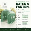 Folien Gewächshaus TOM GH-600 | 6 m² 200×200×300 cm (B×H×T) Produktbild-Vorschau 15