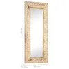 vidaXL Spiegel Handgeschnitzt 110x50x2,6 cm Massivholz Produktbild-Vorschau 8