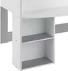 Lit mezzanine Parisot Pirouette 1, blanc/gris ou rose, 90 x Voir les images du produit 4