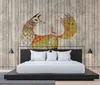 Tadessi Fototapete | Holzoptik | 4.00 m x 2.70 m | Gelb | Produktbild-Vorschau 3